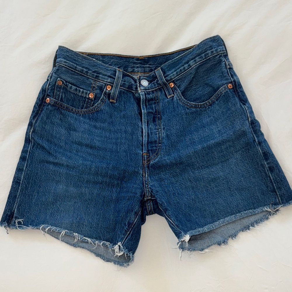 Classic Blue Denim Women's Shorts